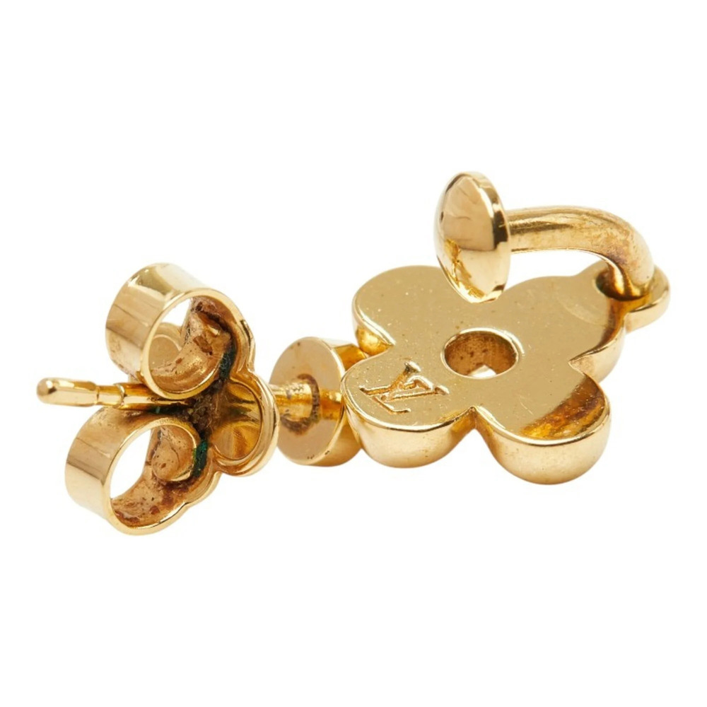 LOUIS VUITTON Gold Earrings - Picture 4 of 5
